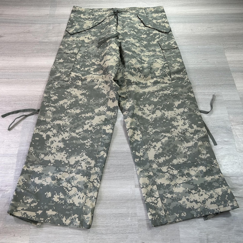 Military Cold Weather Trousers Pants Mens 34x32 Green Camo Waterproof